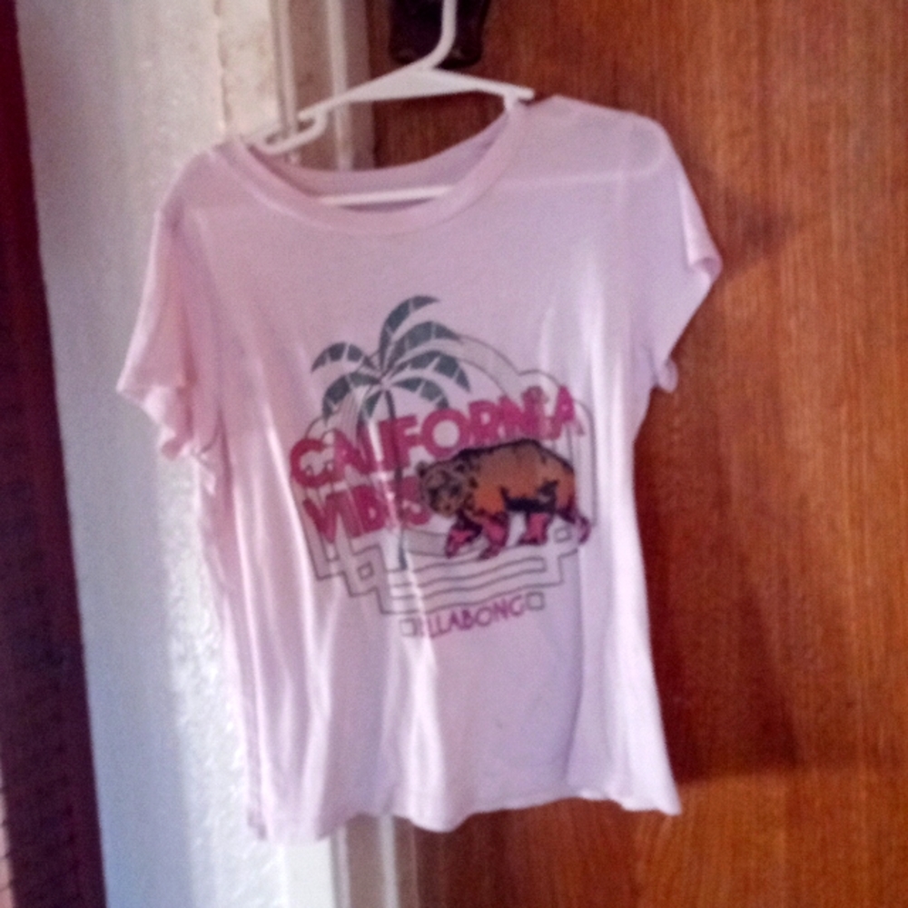 A light pink T-shirt